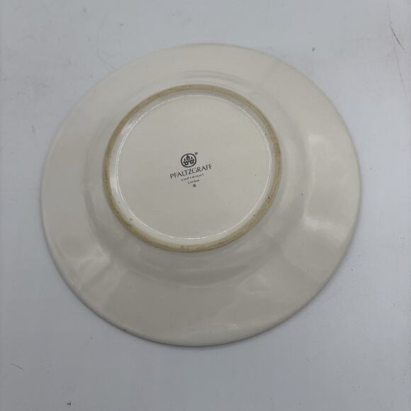 Pfaltzgraff Saucer Plates 6.25" Lot Set of 6 French Quarter Green Bread Dessert - Picture 8 of 16